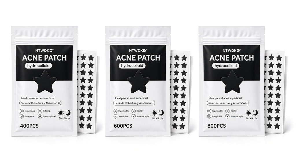 Patchs anti-boutons en forme d'étoiles noires 240/480/800 Pcs
